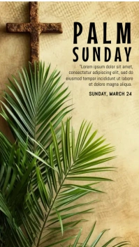Palm Sunday Historia de Instagram template
