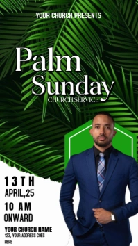Palm Sunday  Digital Display (9:16) template