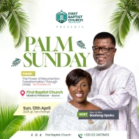 Palm Sunday Easter Service Template Iphosti le-Instagram