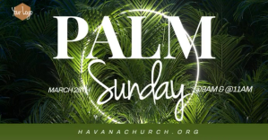 Palm Sunday Service Church Banne Portada de evento de Facebook template