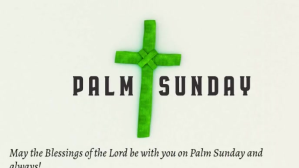 Groen Palm Sunday Blessings Facebook-covervideo Template