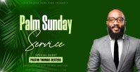Palm Sunday template Portada de evento de Facebook