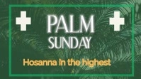 Palm Sunday  template Affichage numérique (16:9)