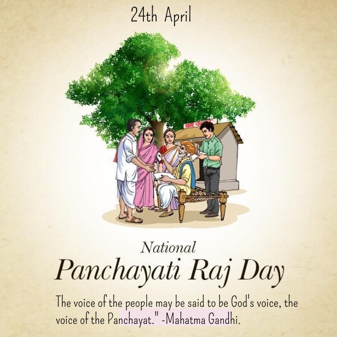 Panchayati Raj Log panchayati raj Template | PosterMyWall