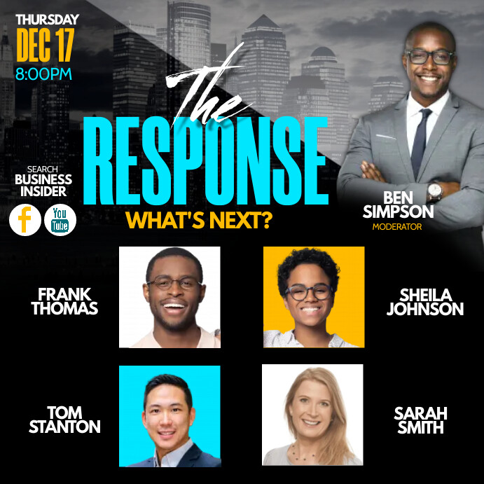 Panel Discussion Template | PosterMyWall