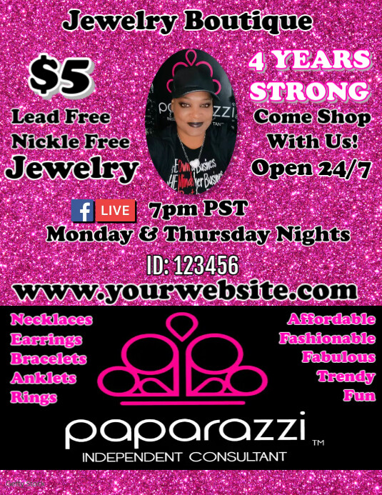 Paparazzi Pink Template | PosterMyWall Paparazzi Pink Template | PosterMyWall