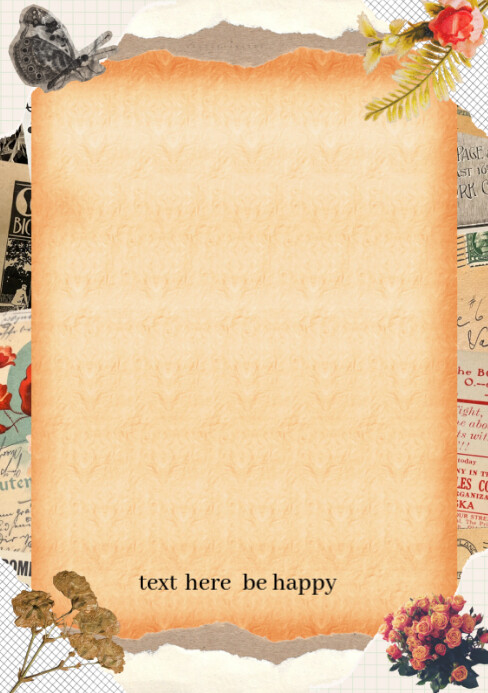 Paper background 2025 A5 template