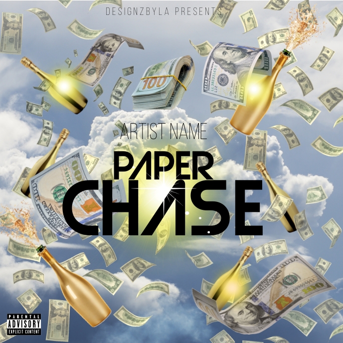 Copy of Paper Chaser Mixtape Cover | PosterMyWall