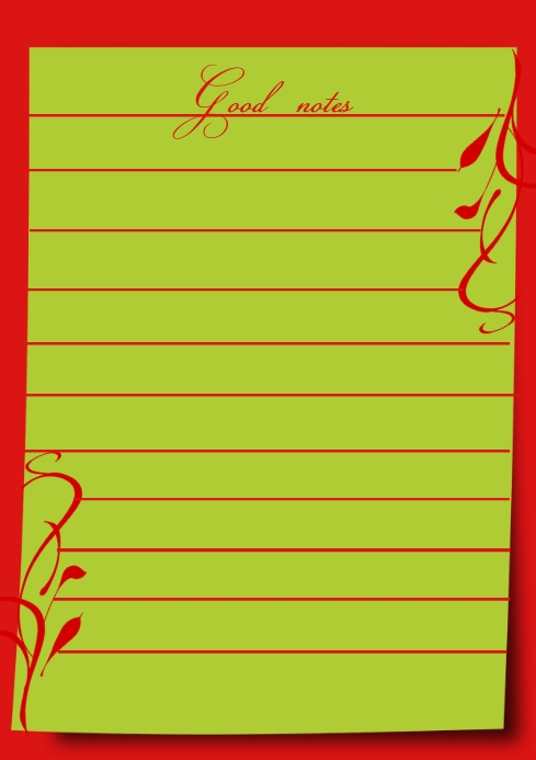 paper note design templete Template | PosterMyWall