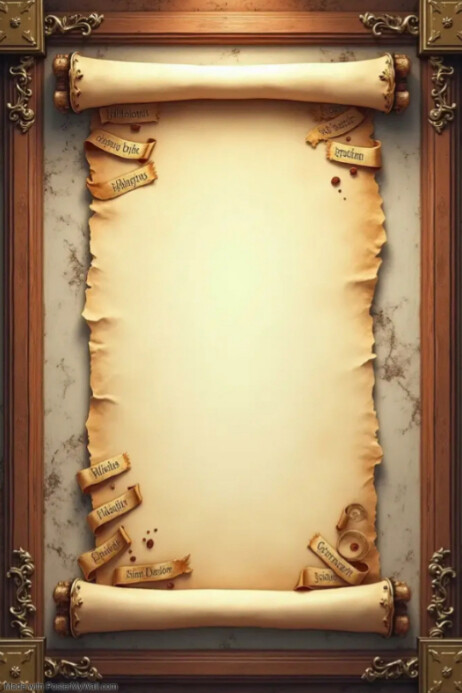 Brown Paper Scroll Posters Template | PosterMyWall