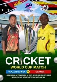 papua new guinea vs uganda A4 template