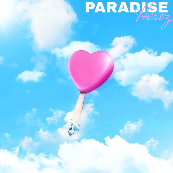 PARADISE Album Cover template