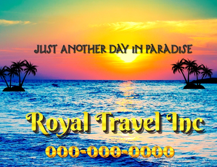 Paradise Template PosterMyWall