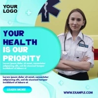 Paramedic Instagram Post template