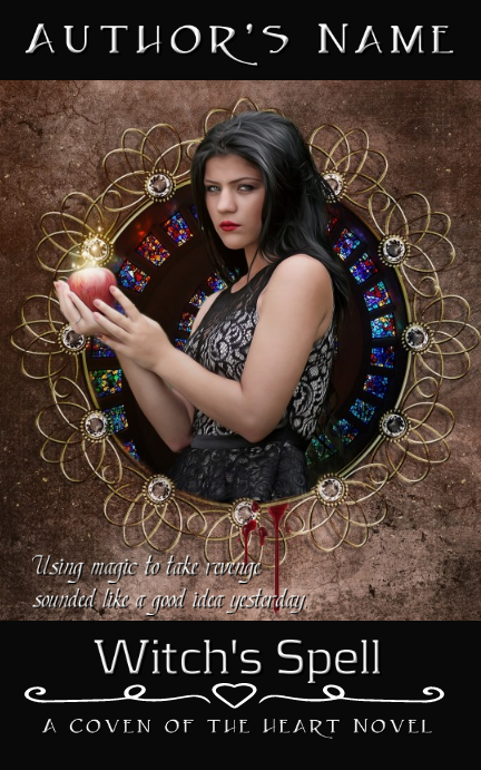 Paranormal Romance Ebook Cover - Witch's Spel Kindle/Book Covers template