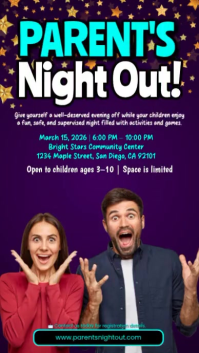 Parent's Night Out - Parents Day Instagram Reel template