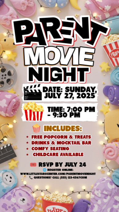 PARENT MOVIE MAGIC Instagram Story template