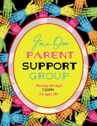 Parent Support Group Volante (Carta US) template