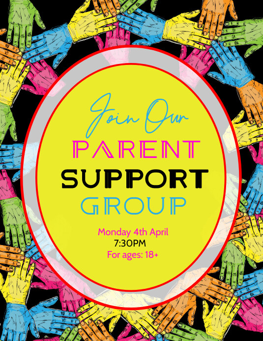Parent Support Group Template | PosterMyWall