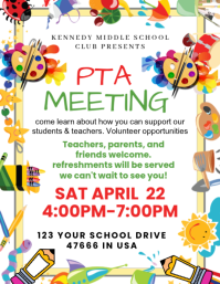 parent teacher meeting flyer Template | PosterMyWall
