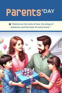 Parents' Day Plakkaat template