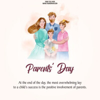 Parents Day Instagram Post template