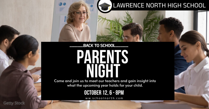 Parents Night , parents meeting ,graduation a Facebook 共享图片 template