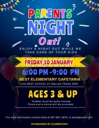 Parents Night Flyer (us Letter) template