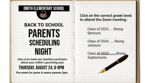 Parents night flyers Tampilan Digital (16:9) template