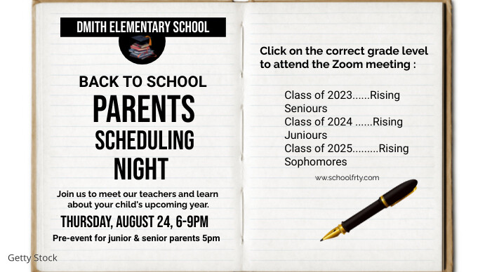 Parent Night Program Sample Parents night flyers Template | PosterMyWall