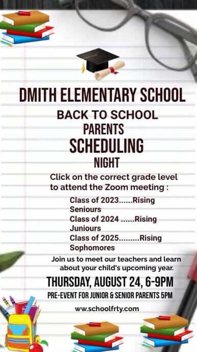 Parent Night Program Sample Parents night flyers Template | PosterMyWall