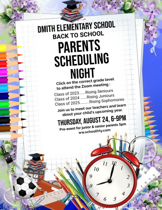 Parent Night Program Sample Parents night flyers Template | PosterMyWall