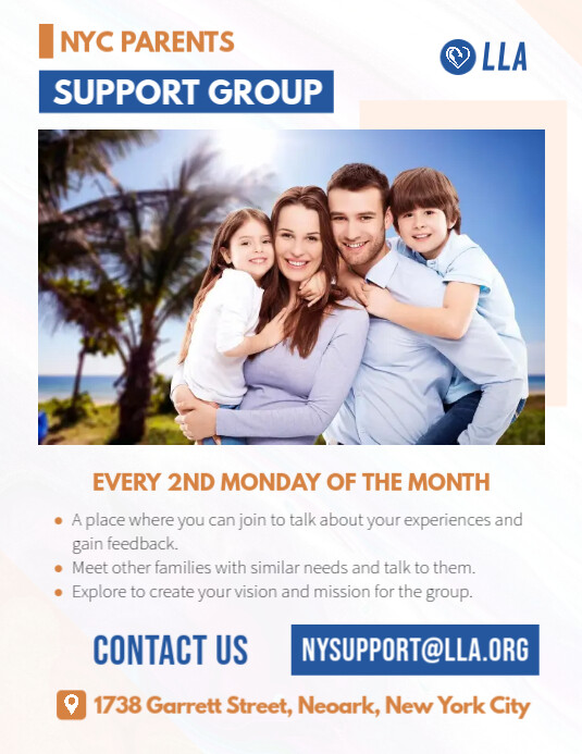 Copy of Parents Support Group flyer | PosterMyWall