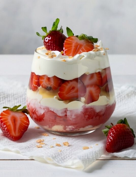 Parfait Front Design Parfait, Ice Cream Template | PosterMyWall