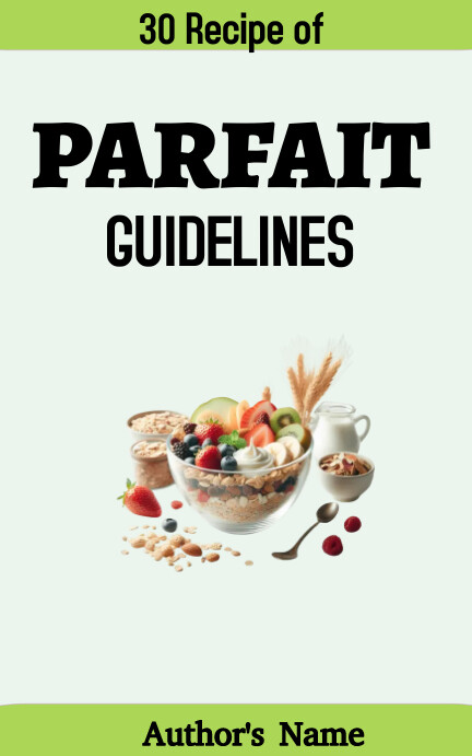 Parfait Front Design Parfait book cover Template | PosterMyWall