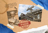 Bianco Paris Travel A4 Template - Page 3
