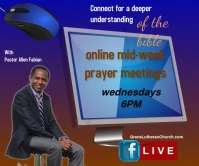 park & praise/midweek service/online bible Großes Rechteck template