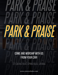 Praise Postcode Printable Park and Praise Template | PosterMyWall