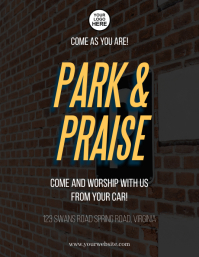Praise Postcode Printable Park and Praise Template | PosterMyWall
