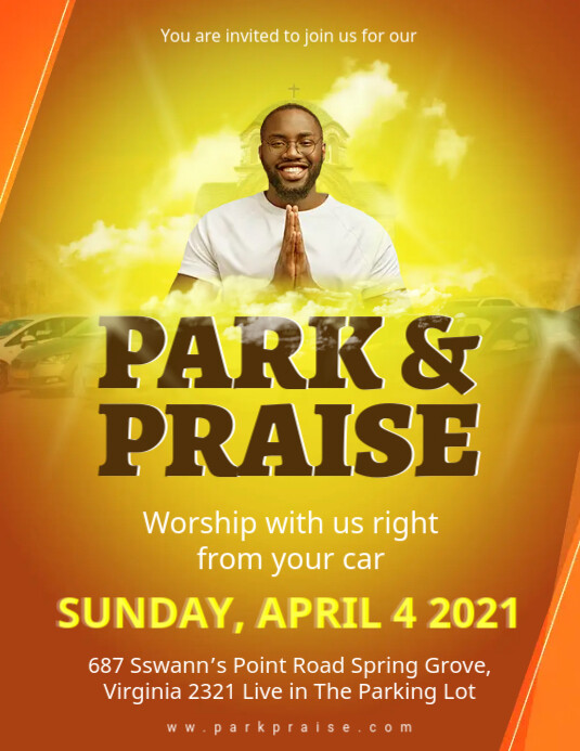 Park and Praise Event for Church Flyer Template | PosterMyWall