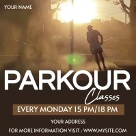 PARKOUR Instagram Post template