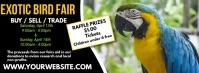 EXOTIC BIRD FAIR FLYER Couverture Facebook template