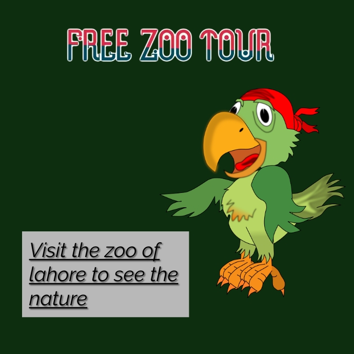 Plantilla de parrot logo design template parrot post desig | PosterMyWall