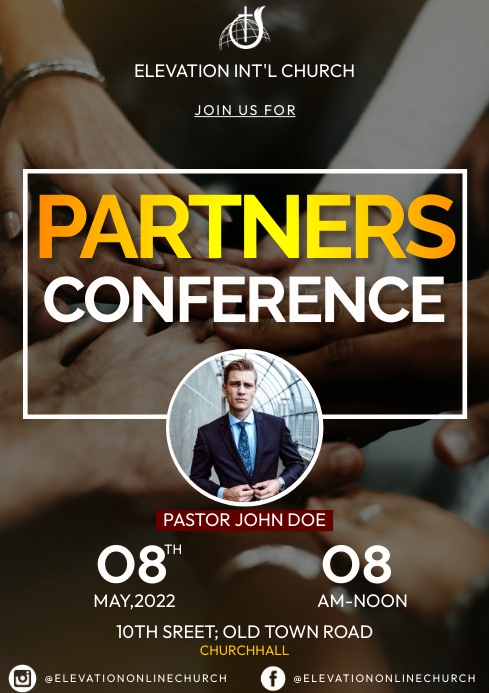 Partners conference Template | PosterMyWall