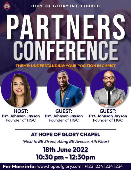 Copy of Partners conference | PosterMyWall