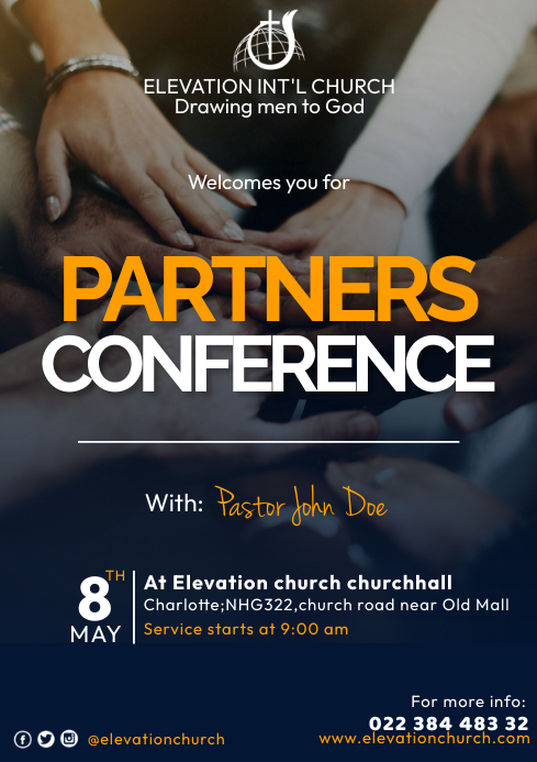 Partners Conference Template | PosterMyWall