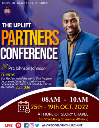 Partners conference Template | PosterMyWall
