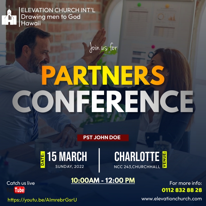 Partners conference Template | PosterMyWall