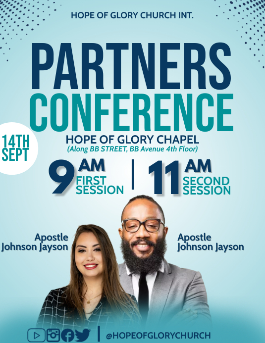 Partners Conference Template | PosterMyWall