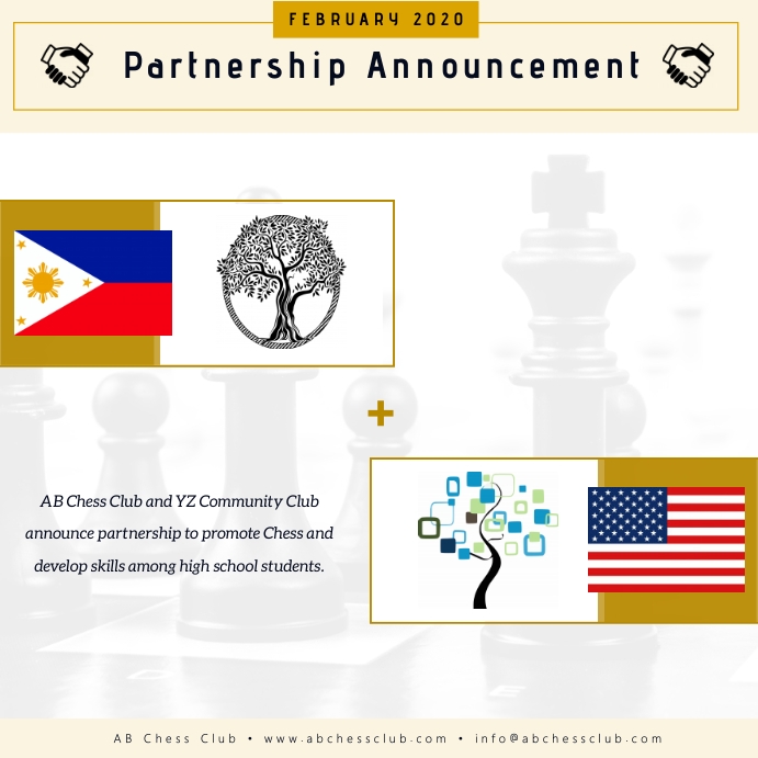 Partnership Announcement Template | PosterMyWall